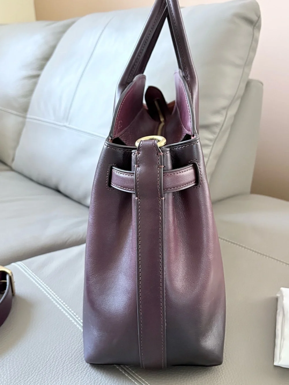 Coach Soft Empire Carryall Bag 40 - Merlot/Brass